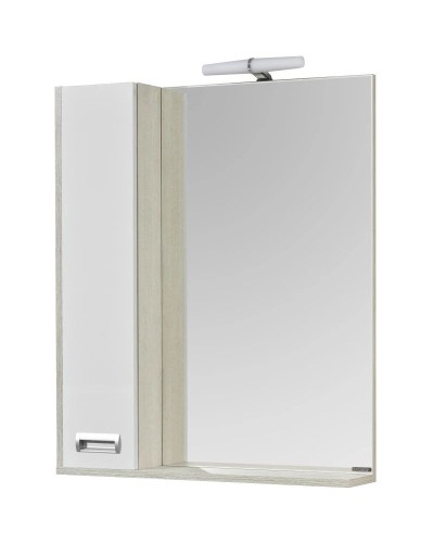 Комплект мебели белый глянец/дуб сомерсет 71,5 см Акватон Бекка 1A208701BAC20 + 1WH207776 + 1A214702BAC20