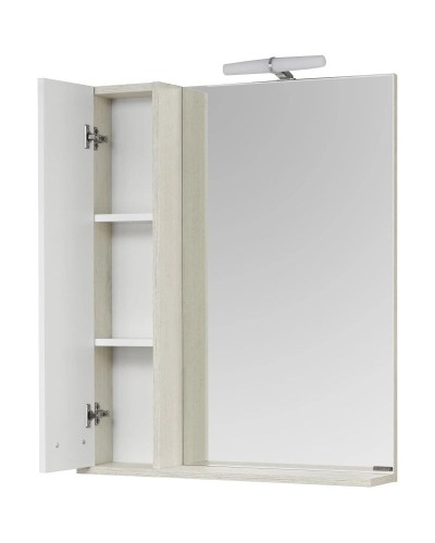 Комплект мебели белый глянец/дуб сомерсет 71,5 см Акватон Бекка 1A208701BAC20 + 1WH207776 + 1A214702BAC20