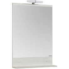 Комплект мебели белый глянец/дуб сомерсет 61 см Акватон Бекка 1A196601BAC20 + 1WH110246 + 1A214302BAC20