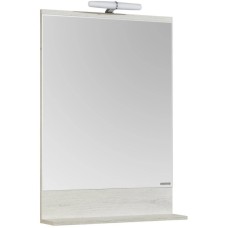 Комплект мебели белый глянец/дуб сомерсет 61 см Акватон Бекка 1A196601BAC20 + 1WH110246 + 1A214302BAC20