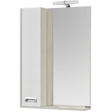 Комплект мебели белый глянец/дуб сомерсет 61 см Акватон Бекка 1A196601BAC20 + 1WH110246 + 1A214602BAC20