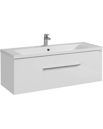 Комплект мебели белый глянец 120,2 см Акватон Мадрид 1A168701MA010 + 1A729631AG010 + 1A113402MA010