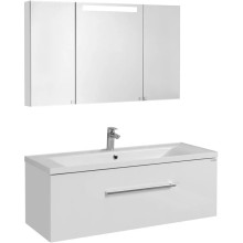 Комплект мебели белый глянец 120,2 см Акватон Мадрид 1A168701MA010 + 1A729631AG010 + 1A113402MA010