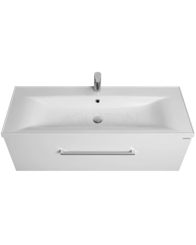 Комплект мебели белый глянец 120,2 см Акватон Мадрид 1A168701MA010 + 1A729631AG010 + 1A113402MA010