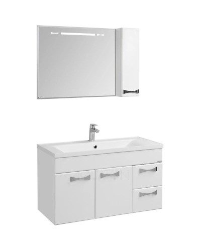 Комплект мебели белый глянец 100,2 см Акватон Диор 1A167701DR010 + 1A723031AG010 + 1A167902DR01R