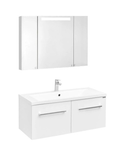 Комплект мебели белый глянец 100,2 см Акватон Мадрид 1A128001MA010 + 1A723031AG010 + 1A111602MA010