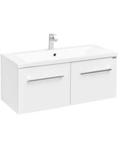 Комплект мебели белый глянец 100,2 см Акватон Мадрид 1A128001MA010 + 1A723031AG010 + 1A111602MA010