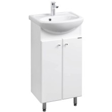 Комплект мебели белый глянец 45 см Акватон Мира 1A104401MR010 + 1.WH11.2.449 + 1A019802MR010