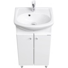 Комплект мебели белый глянец 45 см Акватон Мира 1A104401MR010 + 1.WH11.2.449 + 1A019802MR010