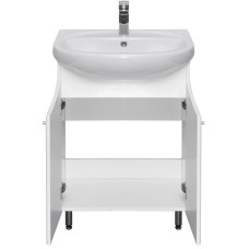 Комплект мебели белый глянец 66,5 см Акватон Минима 1A104201MN010 + 1WH110174 + 1A000502MN010