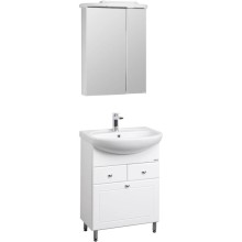 Комплект мебели белый глянец 66,5 см Акватон Норма 1A054901NO010 + 1WH110174 + 1A002102NO010