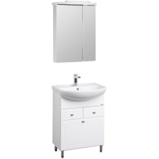 Комплект мебели белый глянец 66,5 см Акватон Норма 1A054901NO010 + 1WH110174 + 1A002102NO010