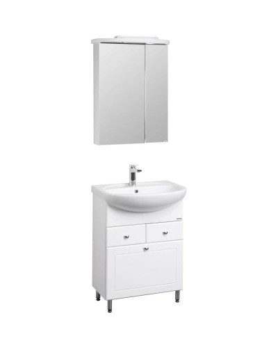 Комплект мебели белый глянец 66,5 см Акватон Норма 1A054901NO010 + 1WH110174 + 1A002102NO010