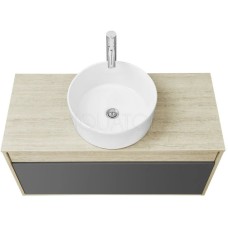 Комплект мебели серый графит/дуб орегон 100 см Акватон Лофт Урбан 1A247701LQX60 + 732700C000 + 1A248002LQX50