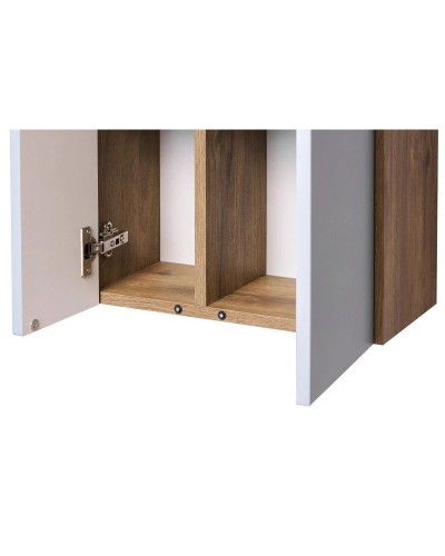 Комплект мебели дуб рустикальный/фьорд 100 см Акватон Мишель 1A256901MIX30 + 1A256703MIDR0 + 1AX169WBXX000 + 1A253902MIX40 + 1A244203MIX30