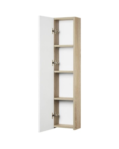 Комплект мебели дуб эндгрейн/белый матовый 80 см Акватон Мишель 1A244501MIX40 + 1A253003MIX40 + 732700B000 + 1A253902MIX40 + 1A244303MIX40