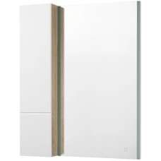 Комплект мебели дуб эндгрейн/белый матовый 80 см Акватон Мишель 1A244501MIX40 + 1A253003MIX40 + 1AX169WBXX000 + 1A253902MIX40 + 1A244303MIX40