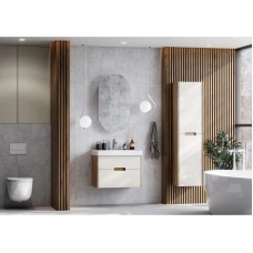 Комплект мебели бежевый/дуб веллингтон 70,5 см Акватон Оливия 1A254301OLVG0 + 1WH501628 + 1A254502OL010