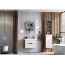 Комплект мебели бежевый/дуб веллингтон 70,5 см Акватон Оливия 1A254301OLVG0 + 1WH501628 + 1A254502OL010