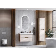 Комплект мебели бежевый/дуб веллингтон 90 см Акватон Оливия 1A254401OLVG0 + 1WH501629 + 1A256502A1010