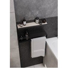 Комплект мебели серый графит/дуб орегон 80 см Акватон Лофт Урбан 1A247601LQX60 + 732700B000 + 1A247902LQX50