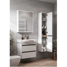 Комплект мебели белый глянец/дуб эндгрейн 65 см Акватон Нортон 1A248801NT010 + 1WH302501 + 1A249102NT010