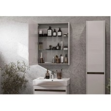 Комплект мебели белый глянец/дуб эндгрейн 65 см Акватон Нортон 1A248801NT010 + 1WH302501 + 1A249102NT010