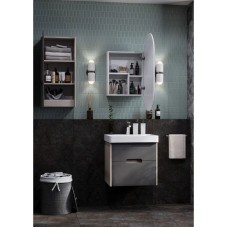 Комплект мебели грей/дуб ойстер 55 см Акватон Оливия 1A254201OLUG0 + 1WH501620 + 1A254502OL010