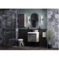 Комплект мебели грей/дуб ойстер 55 см Акватон Оливия 1A254201OLUG0 + 1WH501620 + 1A256502A1010