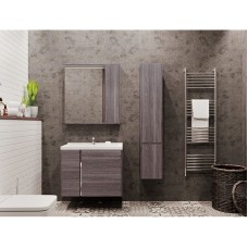 Комплект мебели грецкий орех 80 см Акватон Стоун 1A228201SXC80 + 1WH302251 + 1A228302SXC80