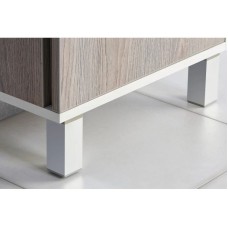 Комплект мебели белый глянец/дуб навара 46 см Акватон Эмма 1A221601EAD80 + 1WH301972 + 1A221802EAD80