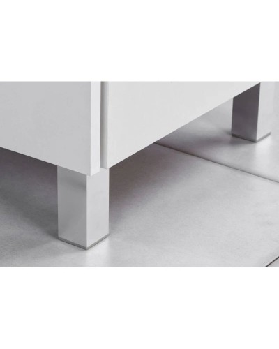 Комплект мебели белый глянец/джарра 46 см Акватон Бэлла 1A221501BBAZ0 + 1WH301972 + 1A221702BBAZ0