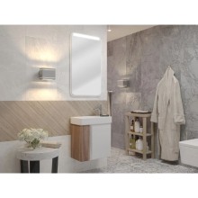 Комплект мебели белый глянец/ясень шимо 46 см Акватон Вита 1A221401VTD70 + 1WH301972 + 1A221902VT010