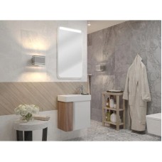 Комплект мебели белый глянец/ясень шимо 46 см Акватон Вита 1A221401VTD70 + 1WH301972 + 1A221902VT010