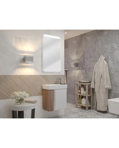 Комплект мебели белый глянец/ясень шимо 46 см Акватон Вита 1A221401VTD70 + 1WH301972 + 1A221902VT010