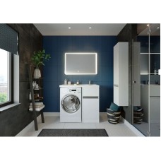 Комплект мебели белый глянец 105 см Акватон Лондри 1A236001LH010 + 1A72223KLH010 + 1A252802SU010