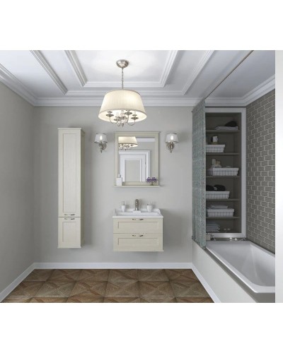 Комплект мебели дуб бежевый 65,3 см Акватон Леон 1A187001LBPR0 + 1A708731FB010 + 1A187102LBPR0