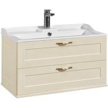 Комплект мебели дуб бежевый 80 см Акватон Леон 1A186301LBPR0 + 1A708031FB010 + 1A186402LBPR0