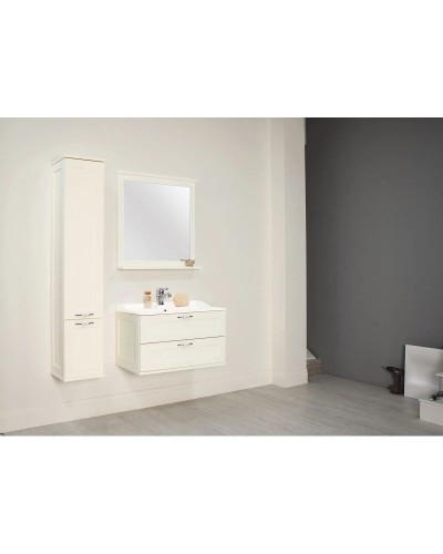 Комплект мебели дуб бежевый 80 см Акватон Леон 1A186301LBPR0 + 1A708031FB010 + 1A186402LBPR0