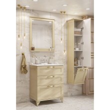 Комплект мебели дуб бежевый 65,3 см Акватон Леон 1A194601LBPR0 + 1A708731FB010 + 1A187102LBPR0