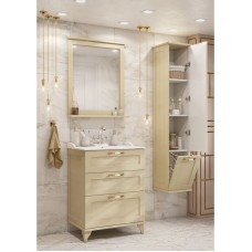 Комплект мебели дуб бежевый 65,3 см Акватон Леон 1A194601LBPR0 + 1A708731FB010 + 1A187102LBPR0