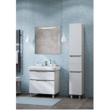 Комплект мебели белый/выбеленное дерево 80 см Акватон Дакота 1A202901DAAY0 + 1WH302084 + 1A203102DA010