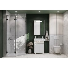 Комплект мебели белый глянец/ясень фабрик 60 см Акватон Верди 1A207701VDAV0 + 1WH302186 + 1A206902VDAV0