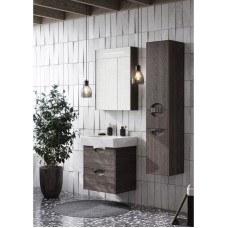 Комплект мебели дуб макиато 60 см Акватон Сильва 1A211801SIW50 + 1WH302186 + 1A216202SIW50