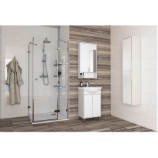 Комплект мебели белый глянец/ясень фабрик 50,5 см Акватон Рико 1A212401RIB90 + 1WH207781 + 1A212302RIB90