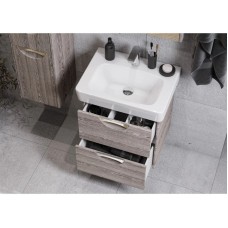 Комплект мебели дуб фьорд 60 см Акватон Сильва 1A211801SIW60 + 1WH302186 + 1A216202SIW60