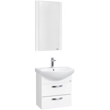 Комплект мебели белый 50,5 см Акватон Ария 1A140001AA010 + 1WH207781 + 1A140102AA010
