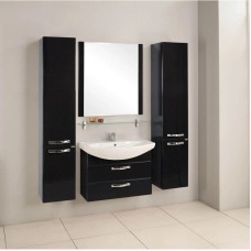 Комплект мебели черный 80,5 см Акватон Ария 1A140801AA950 + 1WH207783 + 1A141902AA950