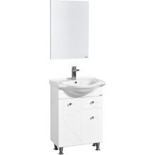 Комплект мебели белый глянец 60,5 см Акватон Лиана 1A162901LL010 + 1WH109652 + 1A162602LL010