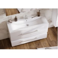 Комплект мебели белый глянец 120,2 см Акватон Мадрид 1A168701MA010 + 1A729631AG010 + 1A113402MA010